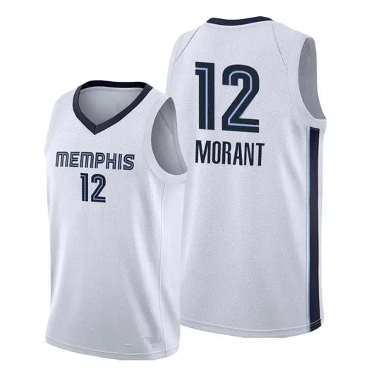 Men's Ja Morant White Jersey