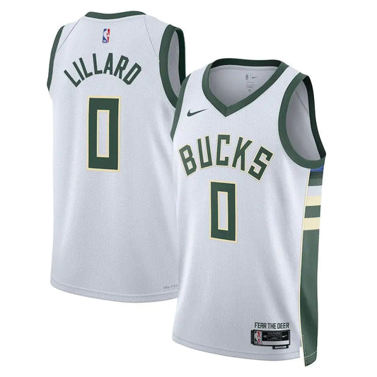 Damian Lillard White Jersey